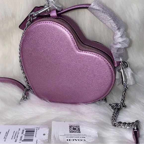 Coach Heart Crossbody New - Picture 13 of 15